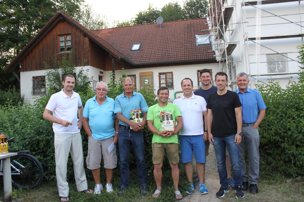 v.l. 1. Christian Tratz/Hans Jung, 3. Peter Wittmann/Alex Kavka, 5. Bjoern Rehmstedt/Michi Winkler, 4. Stefan Ableitner/Hans Waronitza